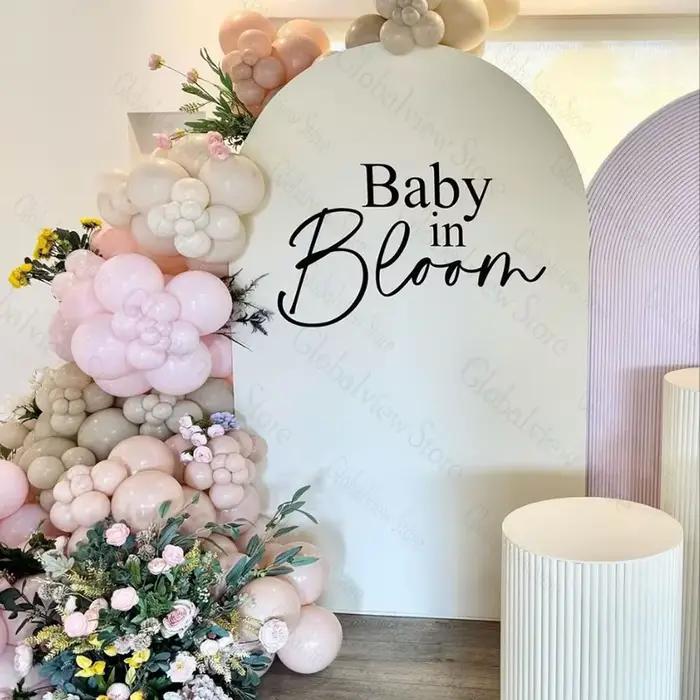 Autocollant en Vinyle en Fleurs pour Bébé