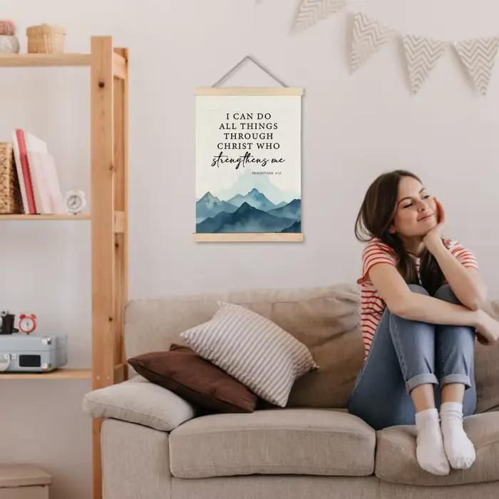 Décor artistique mural chrétien