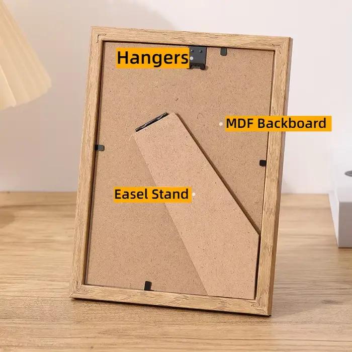 Cadre photo en bois 6/7/8/10 pouces A4 4×6 6×8