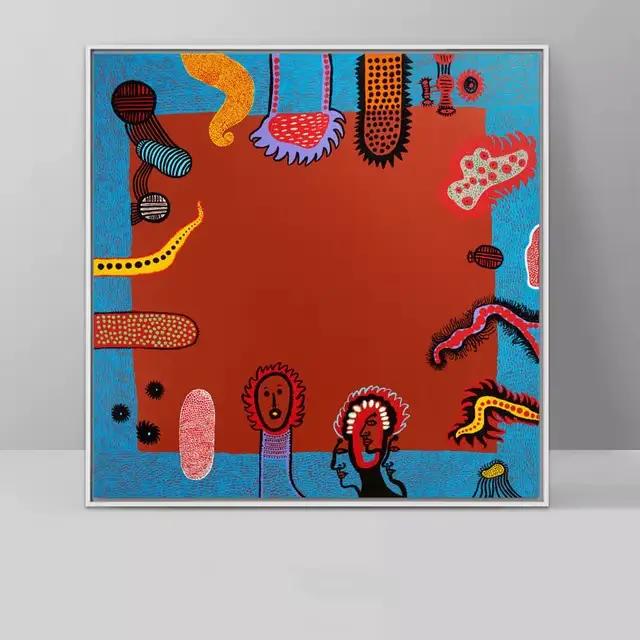 Affiches abstraites de Aliments de Yayoi Kusama