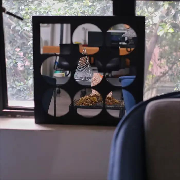 Miroir mural décoratif de Style nordique rétro