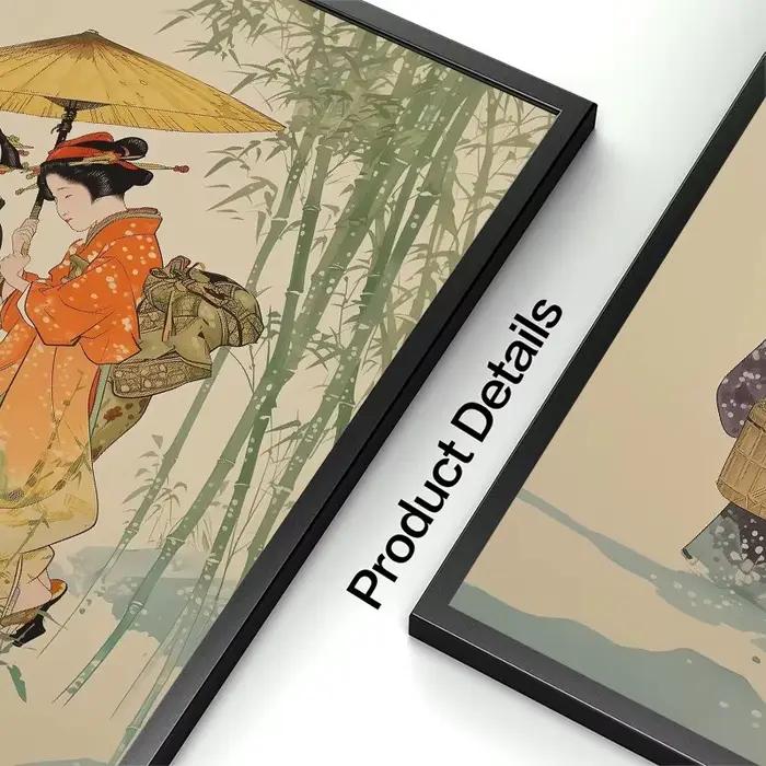Classique Ukiyoe rétro japonais samouraï