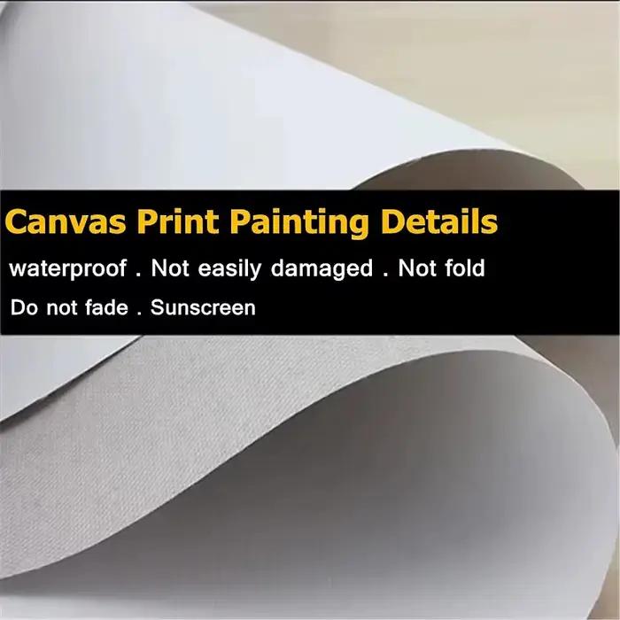 Affiche murale sur toile avec calligraphie