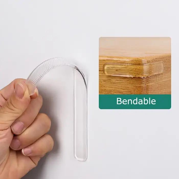 Autocollant transparent anti-collision en silicone