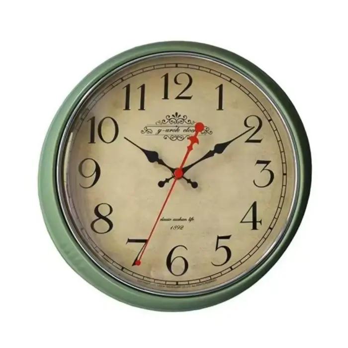 Grande Horloge Murale Américaine, Vintage, Shabby Chic, Salon, Rétro, Décoration de Maison, Chambre à Coucher, Bar Décoratif, Cadeau, SC624