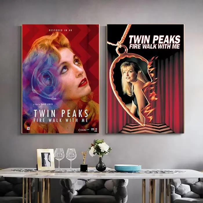 Affiche de film classique vintage Twin Peaks