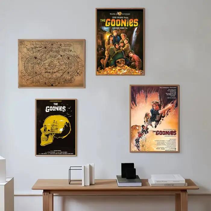 Affiche de carte au trésor des Goonies