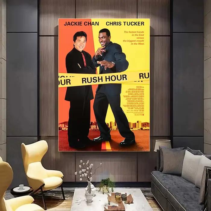Affiche promotionnelle de film rétro des années 90