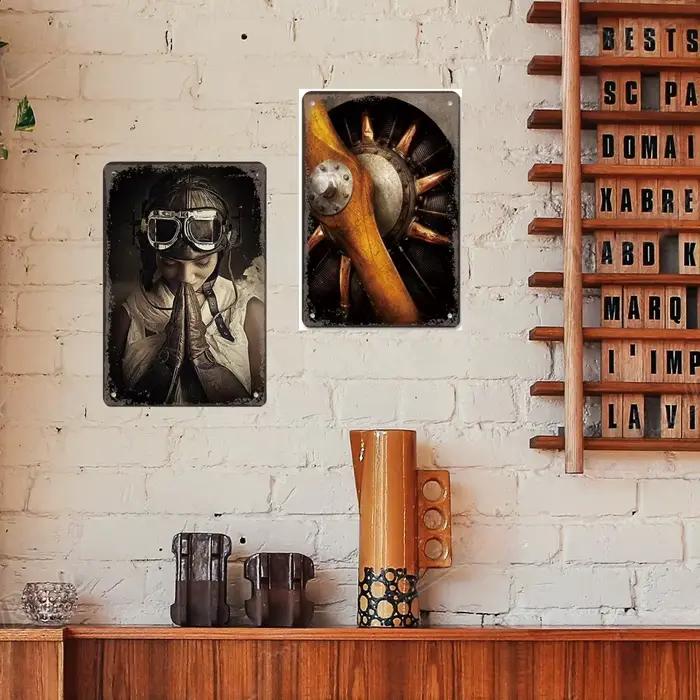 Affiches vintage d'avions