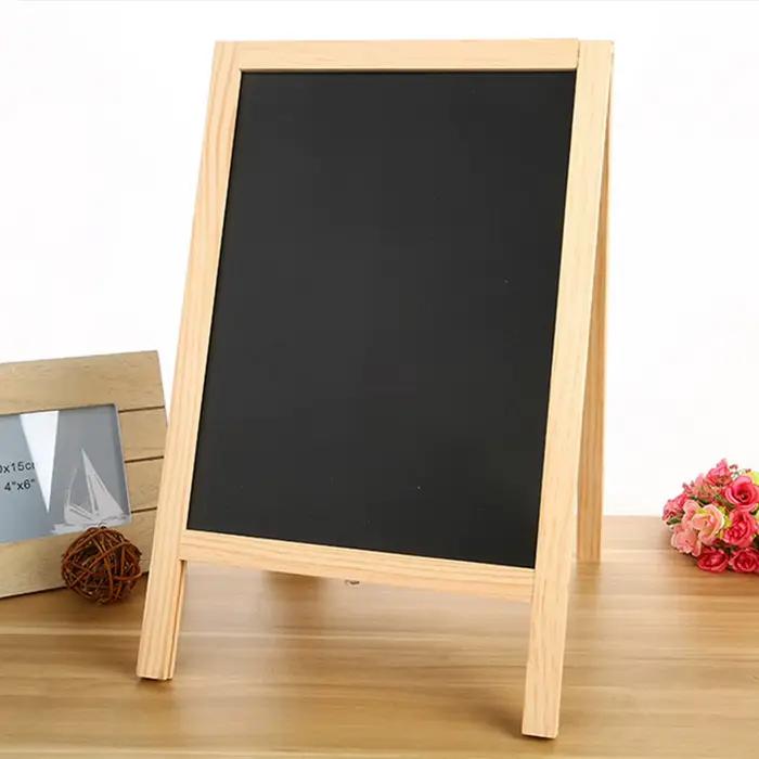 Tableau noir indépendant Double face en bois