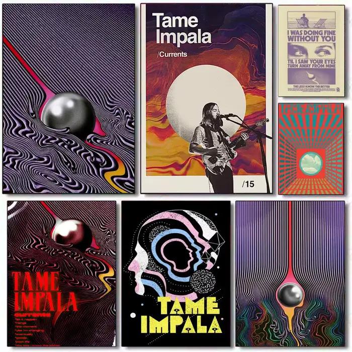 Affiche de currents t-tame i-impala