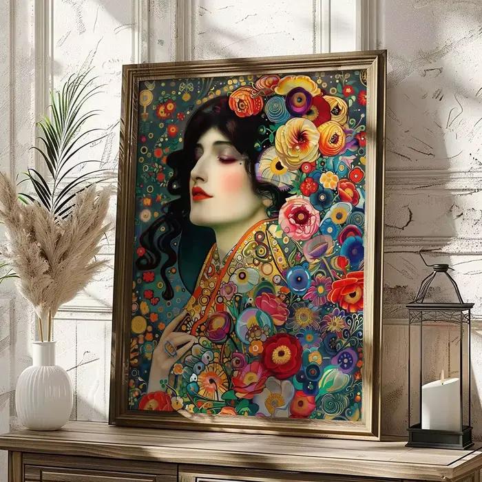 Affiche inspirée de Gustav Klimt