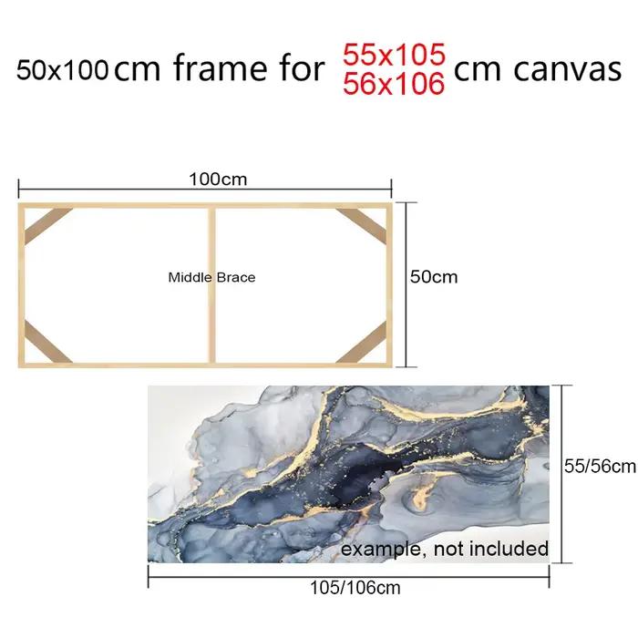 Cadres en bois pour toiles 45x95 50x100cm