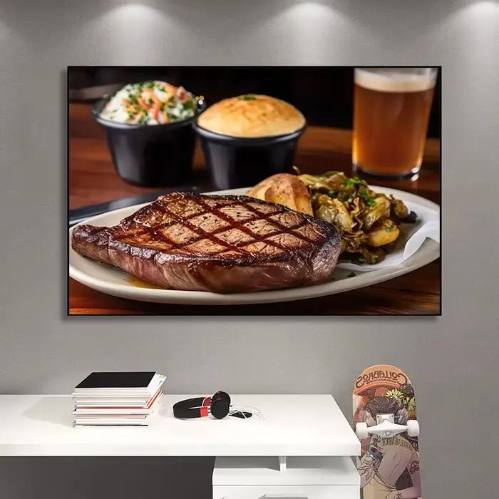 Affiche d'art alimentaire pour la décoration de restaurant