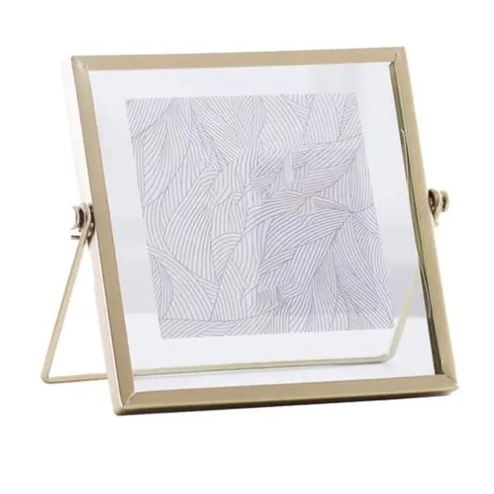 Cadre photo en verre transparent