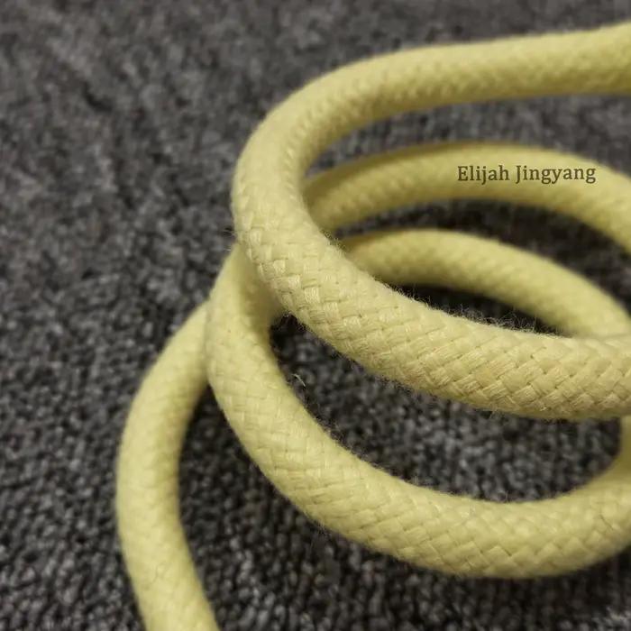 Équipement de Performance d'incendie ignifuge résistant à l'usure, accessoires de fabrication de corde Para aramide de 5/16 pouces, corde en Kevlar 100% Pure de 8mm