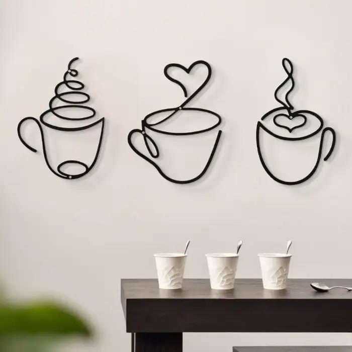 Tentures murales créatives pour café