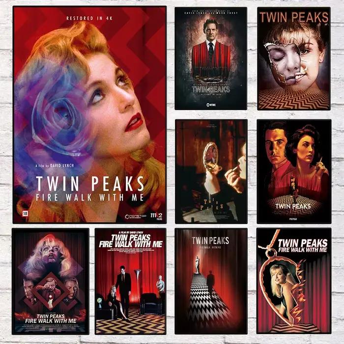 Affiche de film classique vintage Twin Peaks