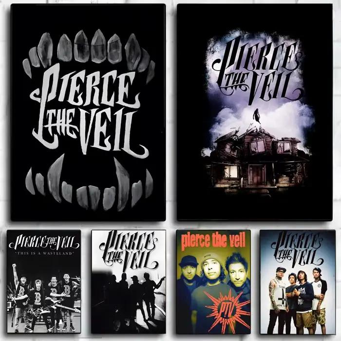 P-Pierce T-The Veil PTV Rock Band – affiche murale imprimée