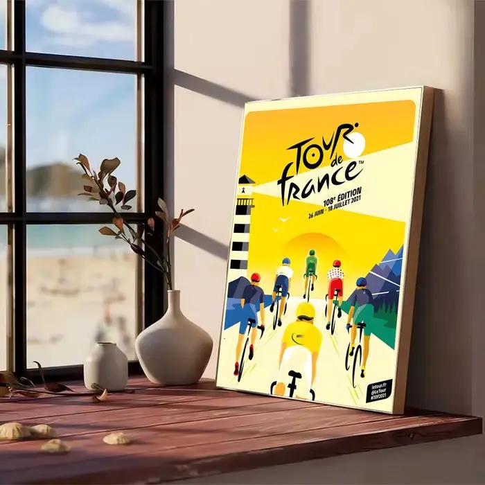 Affiche décorative du Tour de France