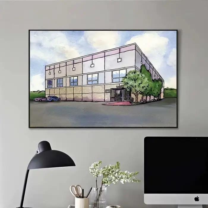 Affiche imprimée d'art moderne du bureau Pam Beesly