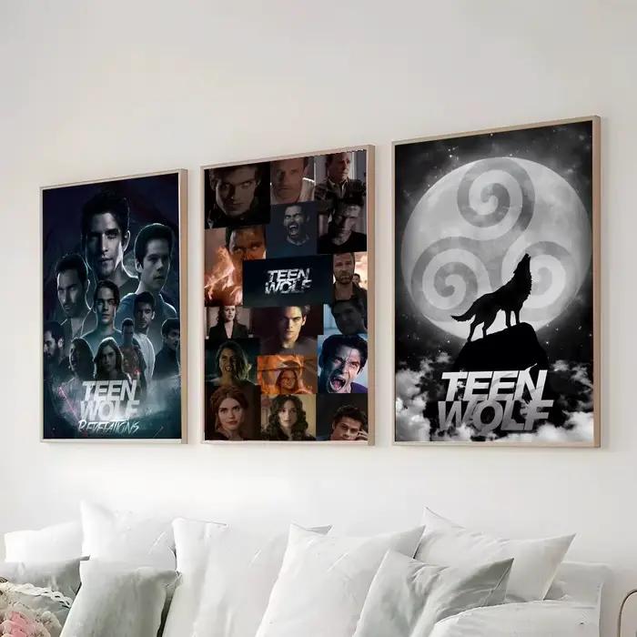 Affiche T-Teen Wolf, autocollants haute définition