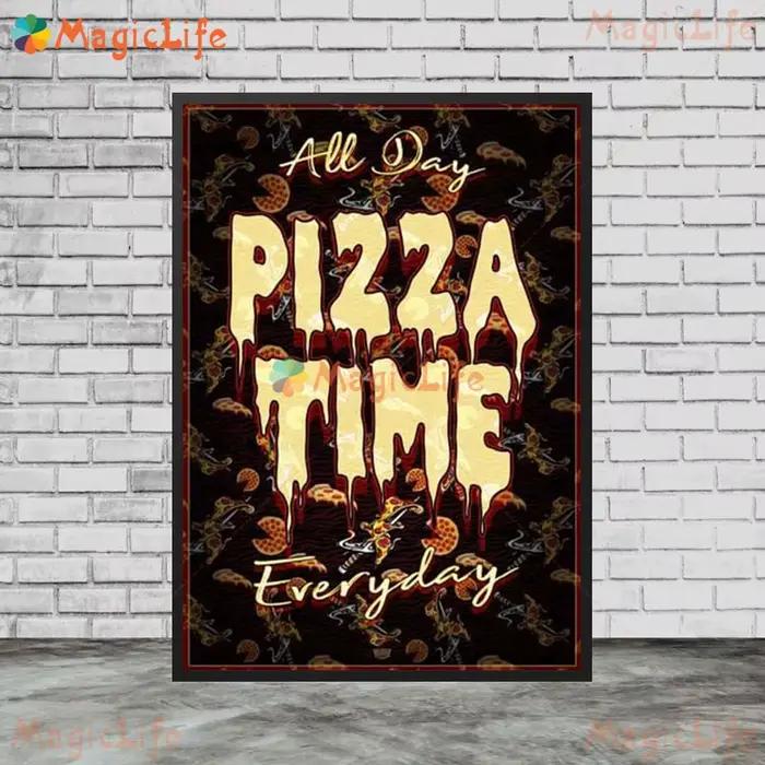 Affiches de décoration de magasin de Pizza amusantes de cuisine