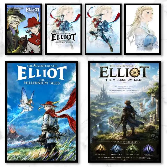 Affiches d'art graffiti « Adventures of Elliot The Millennium Tales »