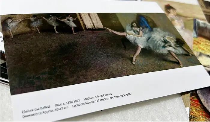 Cartes postales de la série d'artiste célèbre