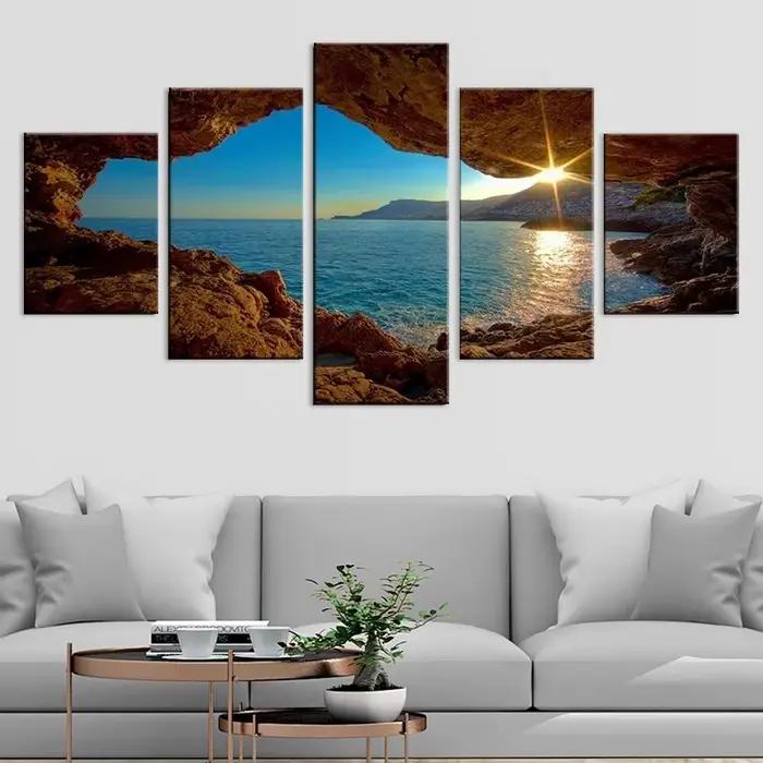 Peinture sur toile de paysage moderne