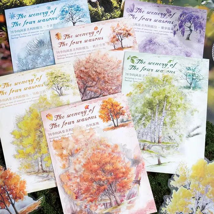 Autocollant adhésif arbre