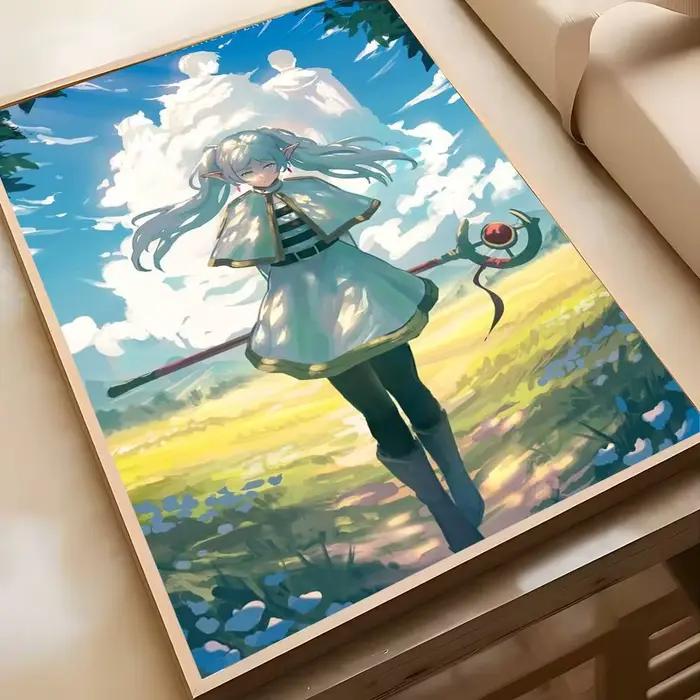 Affiche de dessin animé f-freren au-delà des voyages fin-mt