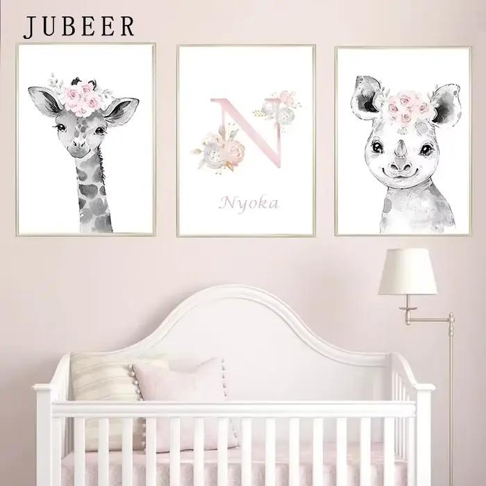 Affiche de décoration d'animaux mignons