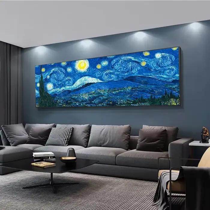 Art mural minimaliste scandinave Van Gogh