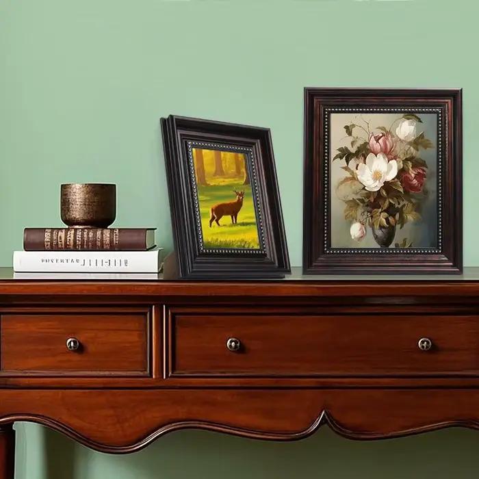Cadre photo vintage de 6 pouces