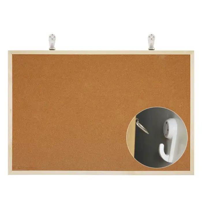 Tableau d'affichage Double face panneau en bois de liège cadre