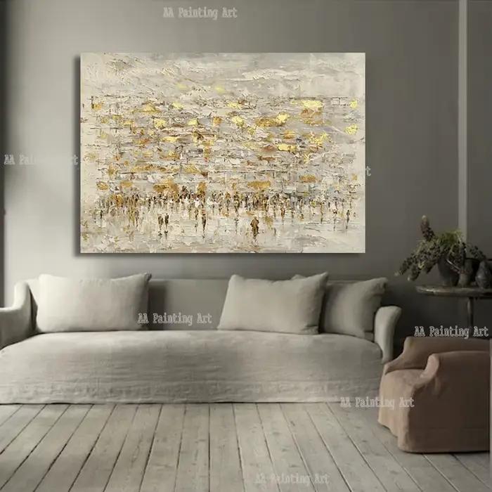 Grande toile d'art de luxe