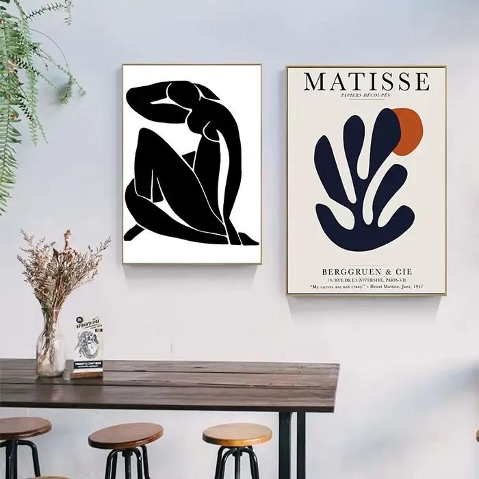 Affiches abstraites de ligne corporelle Matisse
