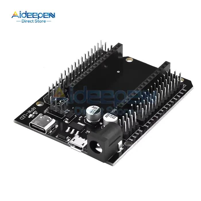ESP32 DEVKIT V1 panneau d'alimentation ESP32 30P carte d'alimentation 2.4 GHz WIFI + CPU double cœur Compatible Bluetooth faible consommation d'énergie