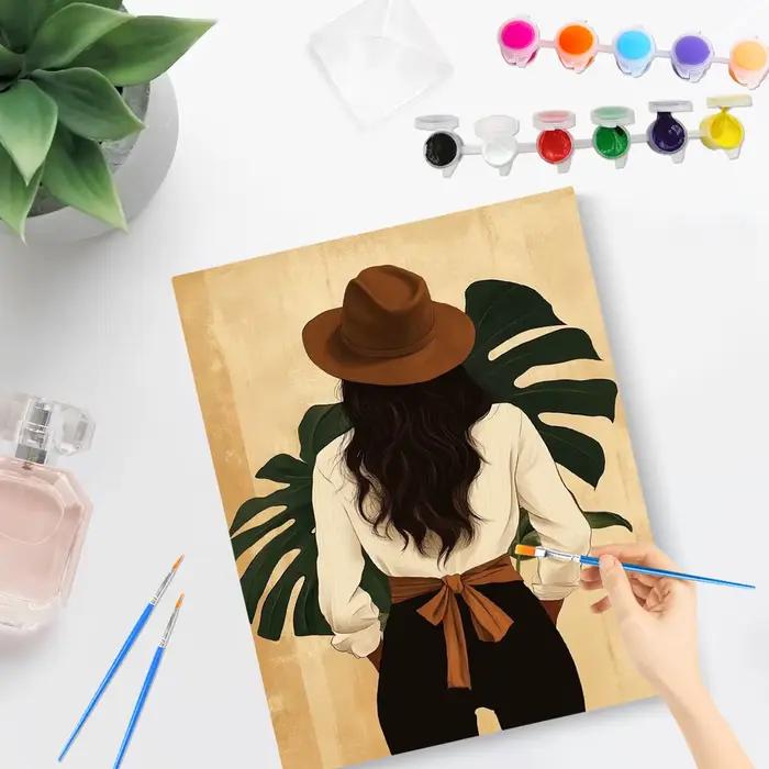Peinture photo personnalisée par numéros pour femmes
