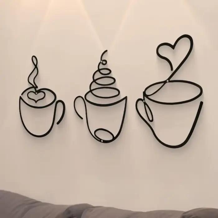Tentures murales créatives pour café