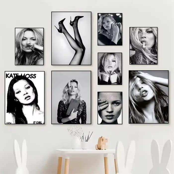 Kate Moss – affiche d'art moderne HD
