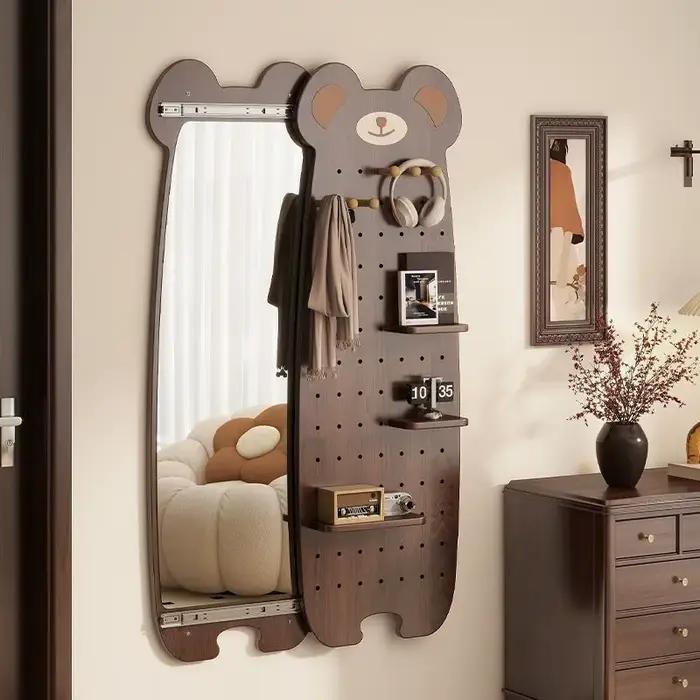 Présentoirs flexibles miroir Luxe moderne dortoir créatif