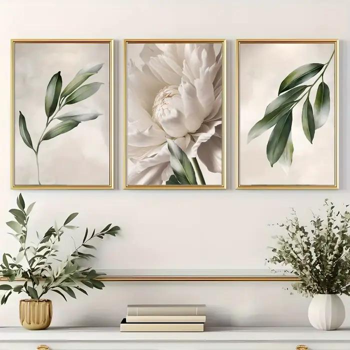 Art mural moderne pour la chambre - Art mural botanique minimaliste