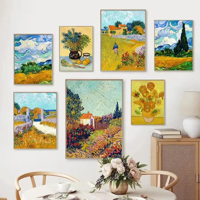 Vincent Van Gogh Collection peintures impressions sur toile affiches impressionnisme œuvres d'art mur Art photos pour la maison salon décor