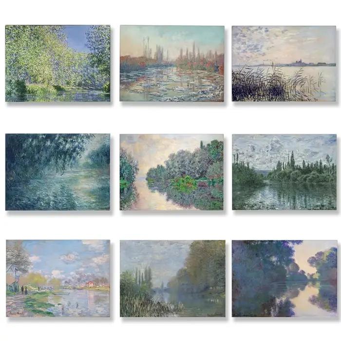 Célèbre toile d'art peinture paysage impressionniste Claude Monet affiches et impressions