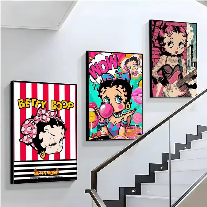 Dessin animé chaud b-betty b-boopes affiche HD Art Mural Wallart