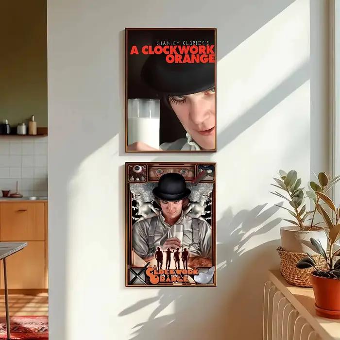 Affiche de film A-A Clockwork Orange avec impressions