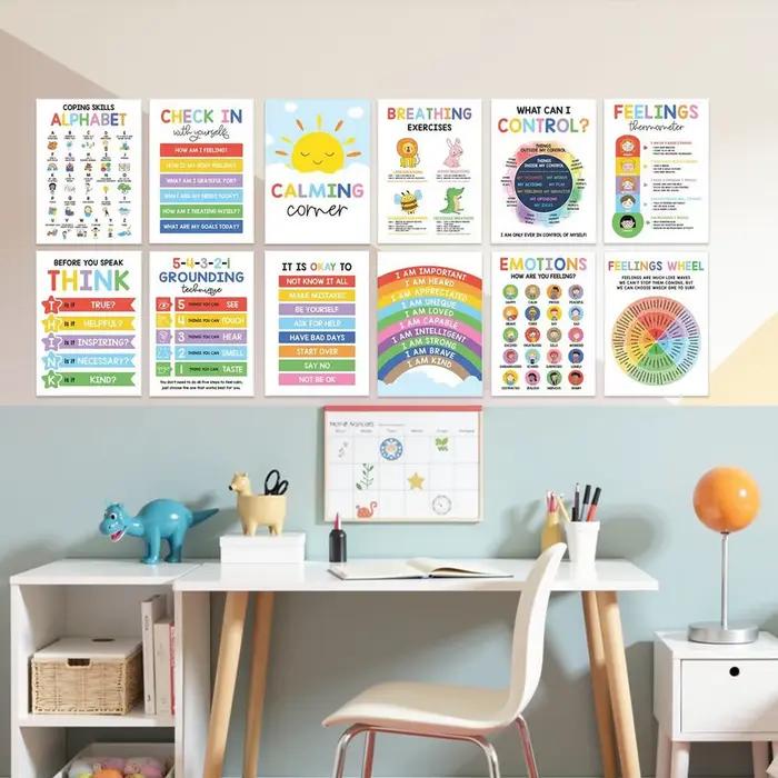 Affiches d'angle apaisantes
