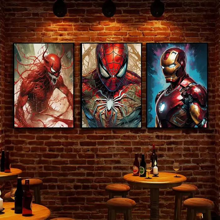 Affiche d'art de film Marvel